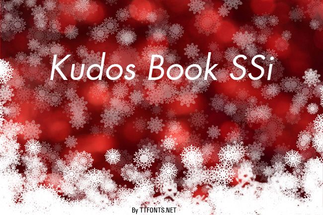 Kudos Book SSi example